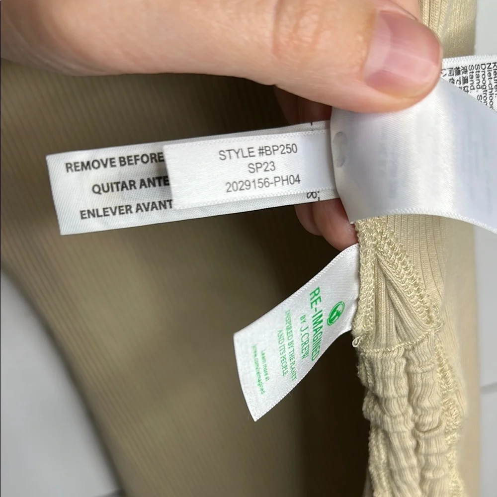 J. Crew Vintage Rib Ruched Midi Dress - Picture 8 of 12